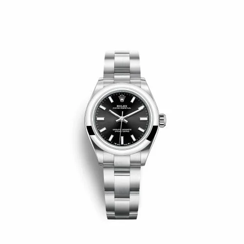 Rolex Oyster Perpetual 28 Stainless Steel / Black 276200-0002 (M276200-0002)